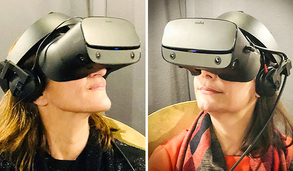 TimeRide München Moni und Kathrin mit VR-Brille