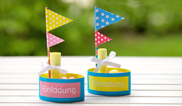 Upcycling: Party-Boote als Einladung